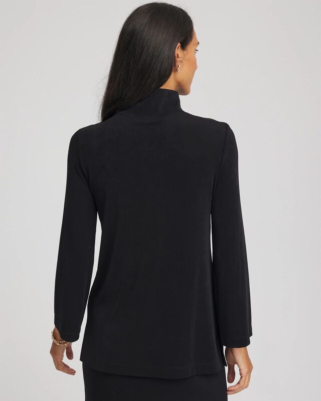 Travelers Button Mockneck Top - image 3